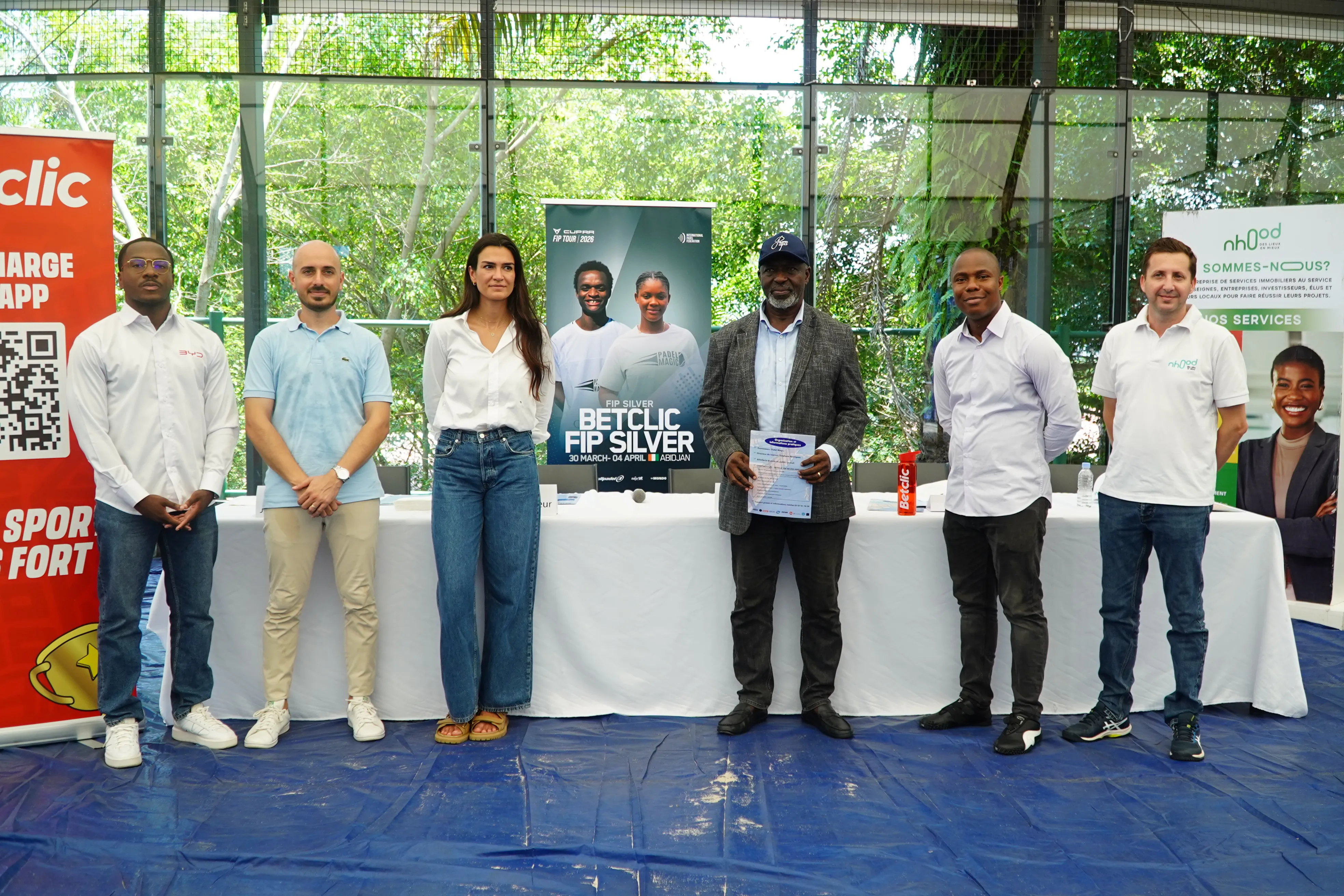 Image 1 de Conférence de presse BETCLIC FIP silver Padel 2026